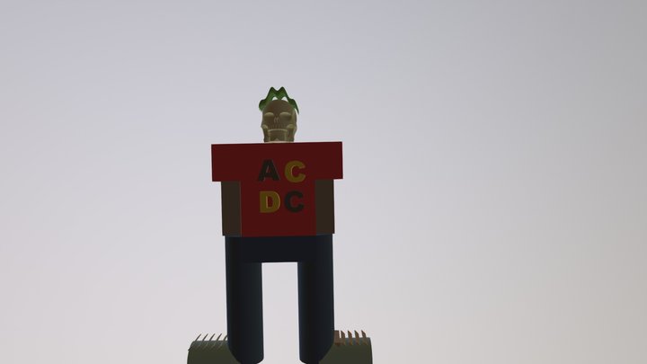 AC - DC Robots 3D Model