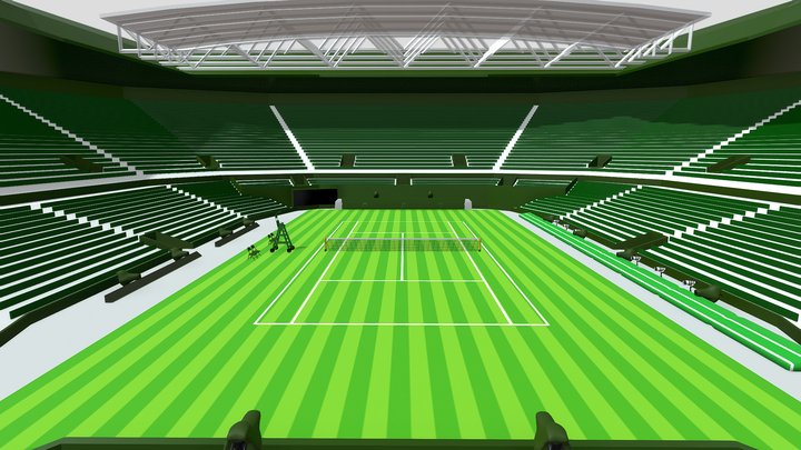 Tennis Stadium 3D 3D Model