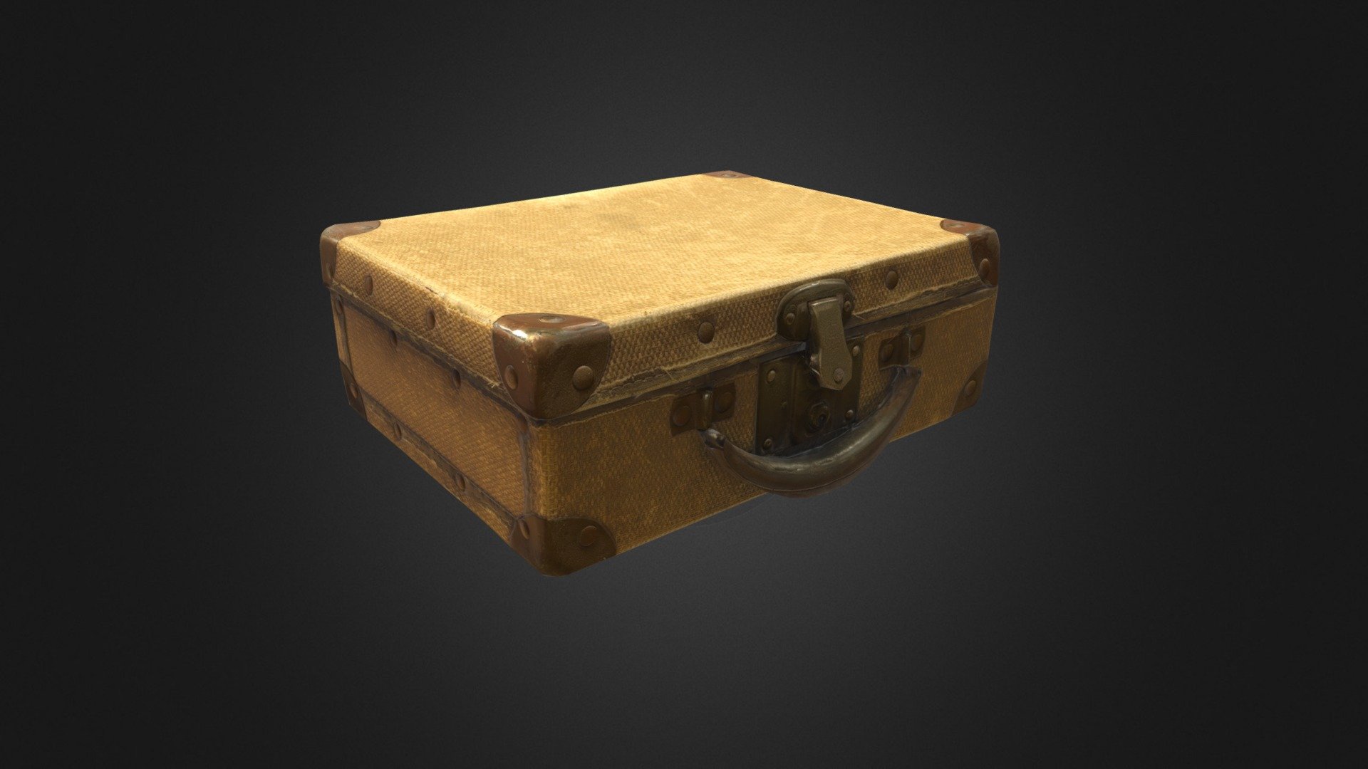 Vintage Suitcase — Sketchfab embed 3D viewer