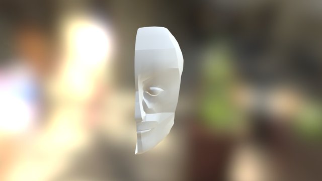 Male Head WIP 3D Model