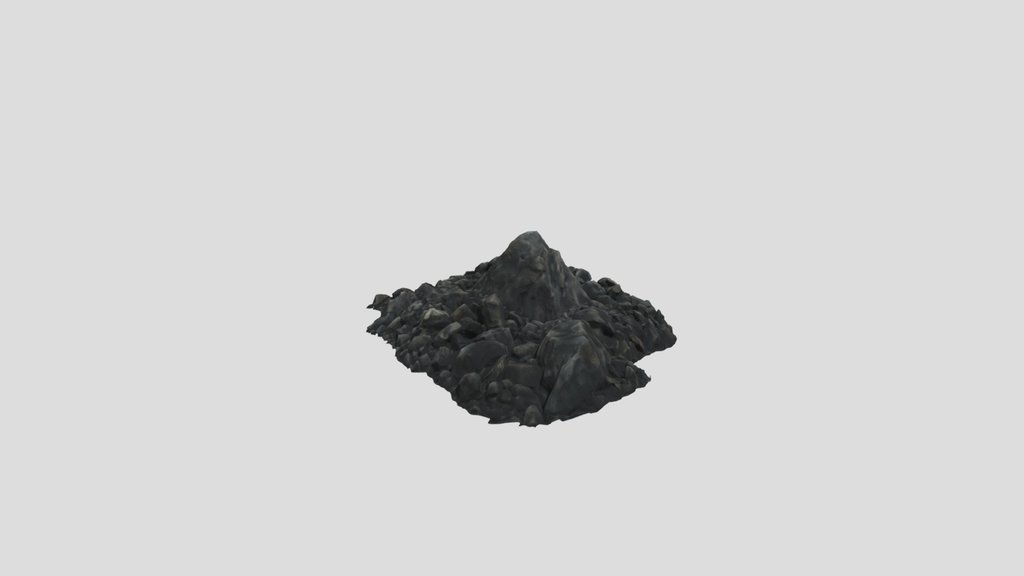 Mountain Rock Boulders Scatter
