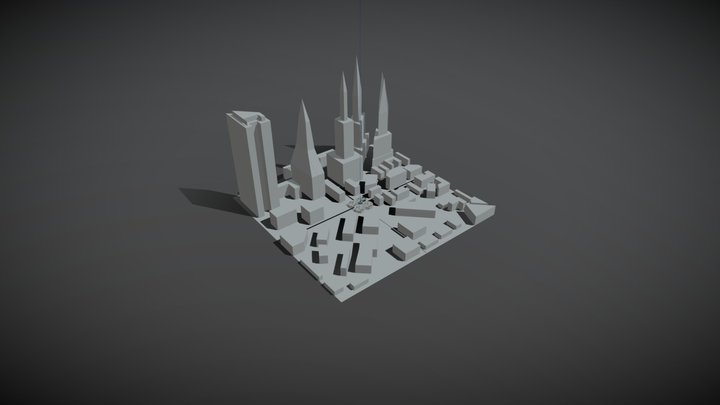 Cyber City 3D Model