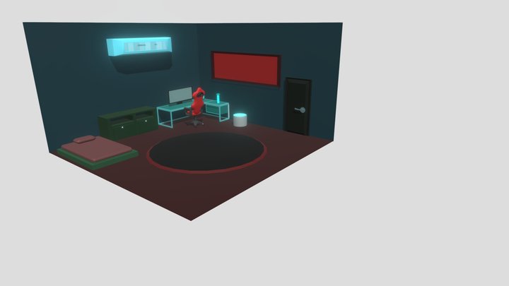 Game Room 3D Model