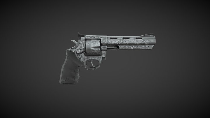 Revolver 3D Model