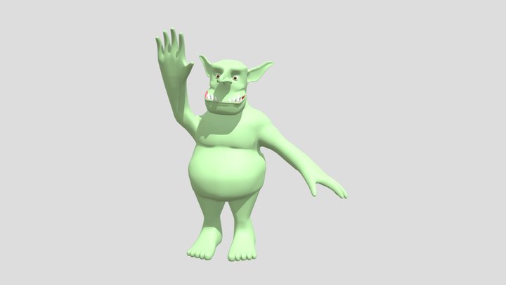 GoblinHappyMesh 3D Model