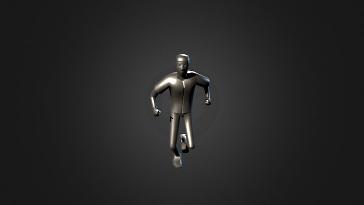 Character (No texture) + RUN 3D Model