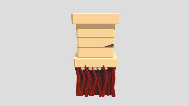 Pillar Nr. 3 Level 4 for Doom Go 3D Model