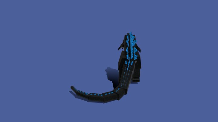 Godzilla Minecraft model 3D Model