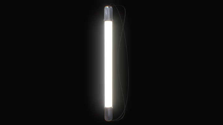 Fluorescent light 3D Model