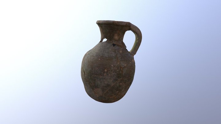 Nabataean small jug 3D Model