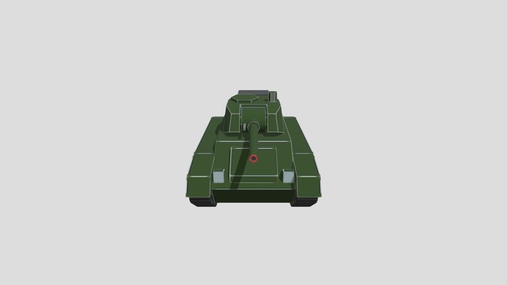 train-tank 3D Model