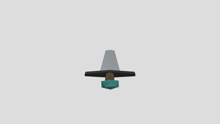 Épée 3D low-poly 3D Model