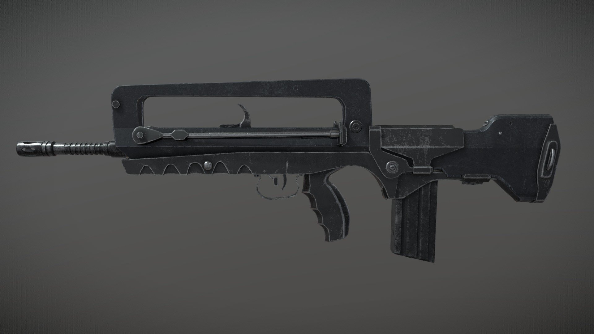 Famas F1 3D model by bedirhandubus [61f6bb4] Sketchfab