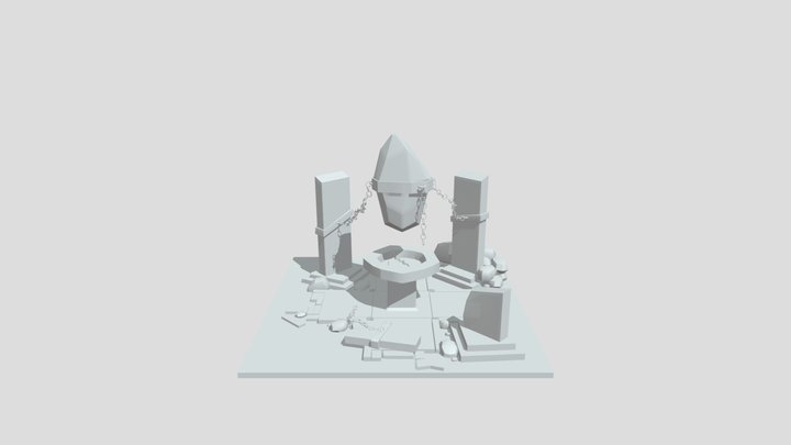 Ancient Rocks- Stylized asset _low 3D Model