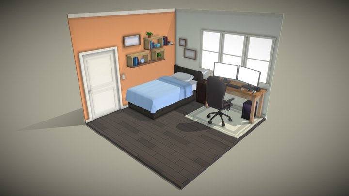 3D Mini Home 3D Model