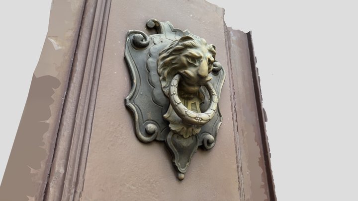 Rome, Trastevery Door Knocker 3D Model