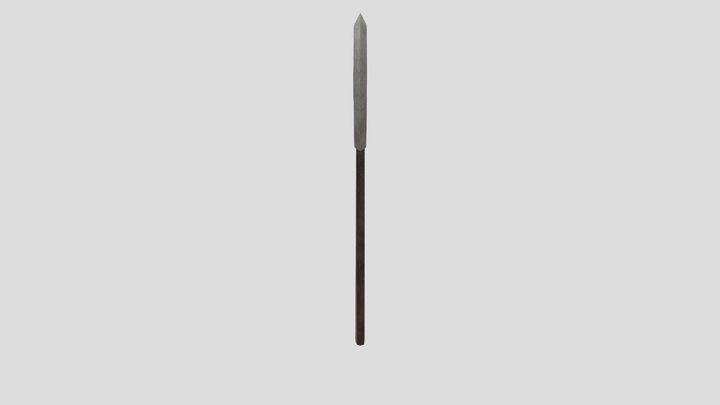 Medieval Axe 3D Model