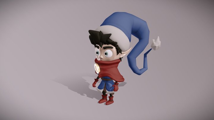 Elf character 3D Model