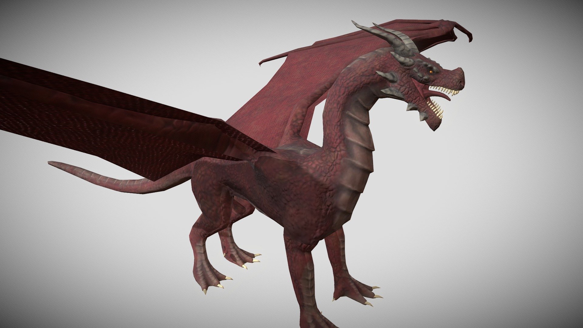 dragon low poly - Download Free 3D model by Peterb3d (@PeterB3d) [61fc5aa]