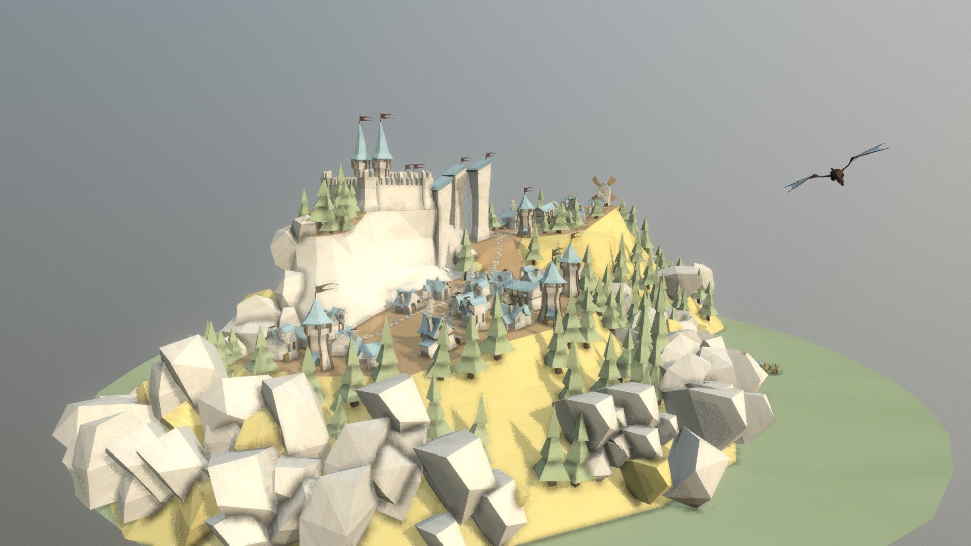 So small you see #MedievalFantasyAssets - Download Free 3D model by ...