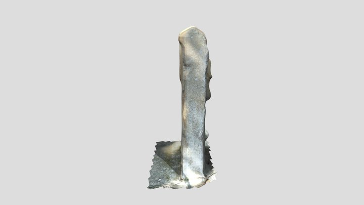 Old Cemetery Stone 5 3D Model