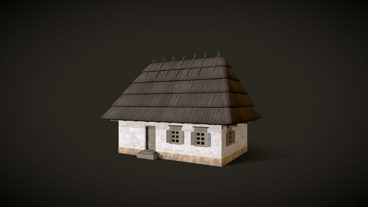 Ukrainian Medieval Building 3D Model