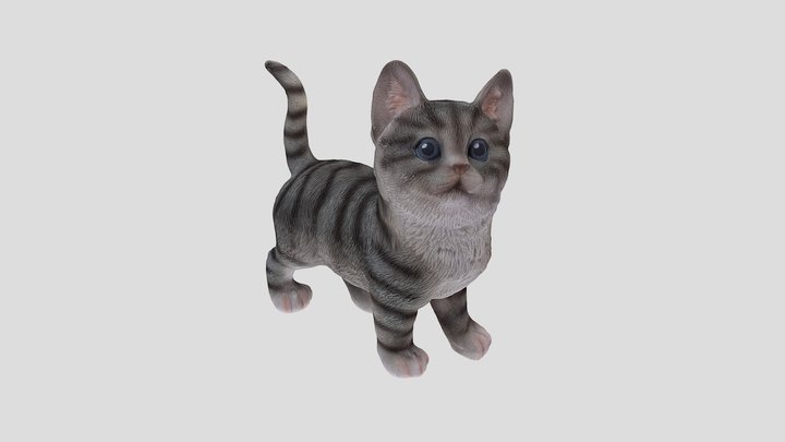 Cat ornament 3D Model
