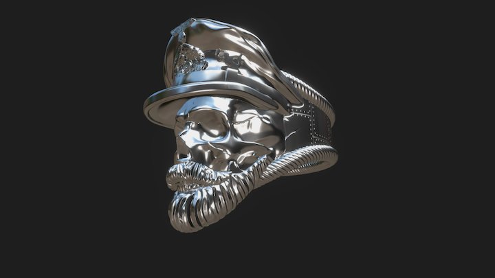 Uboat theme ring 3D Model