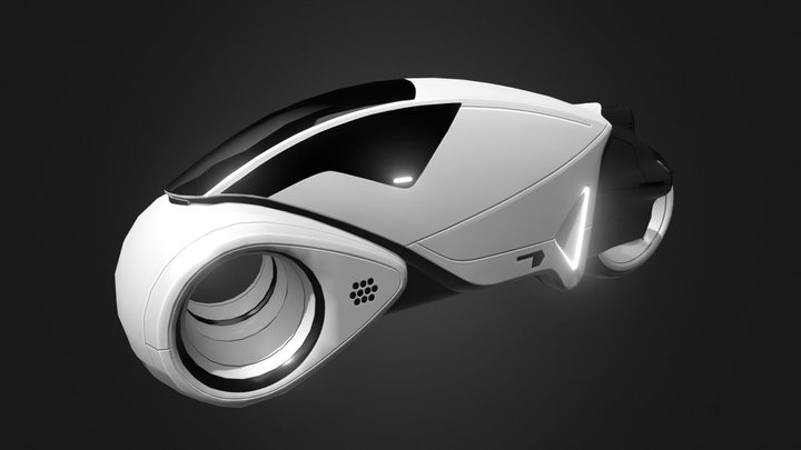 Encom 786 | Flynn's Lightcycle | Tron: Evolution – Free 3D Model STL