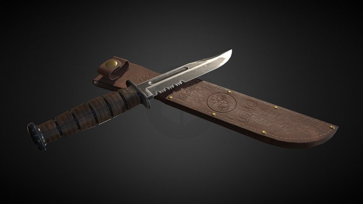 KA-BAR 3D Model