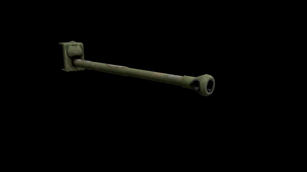 Tank Gun - 3D model by kir.rudenko [6201457] - Sketchfab