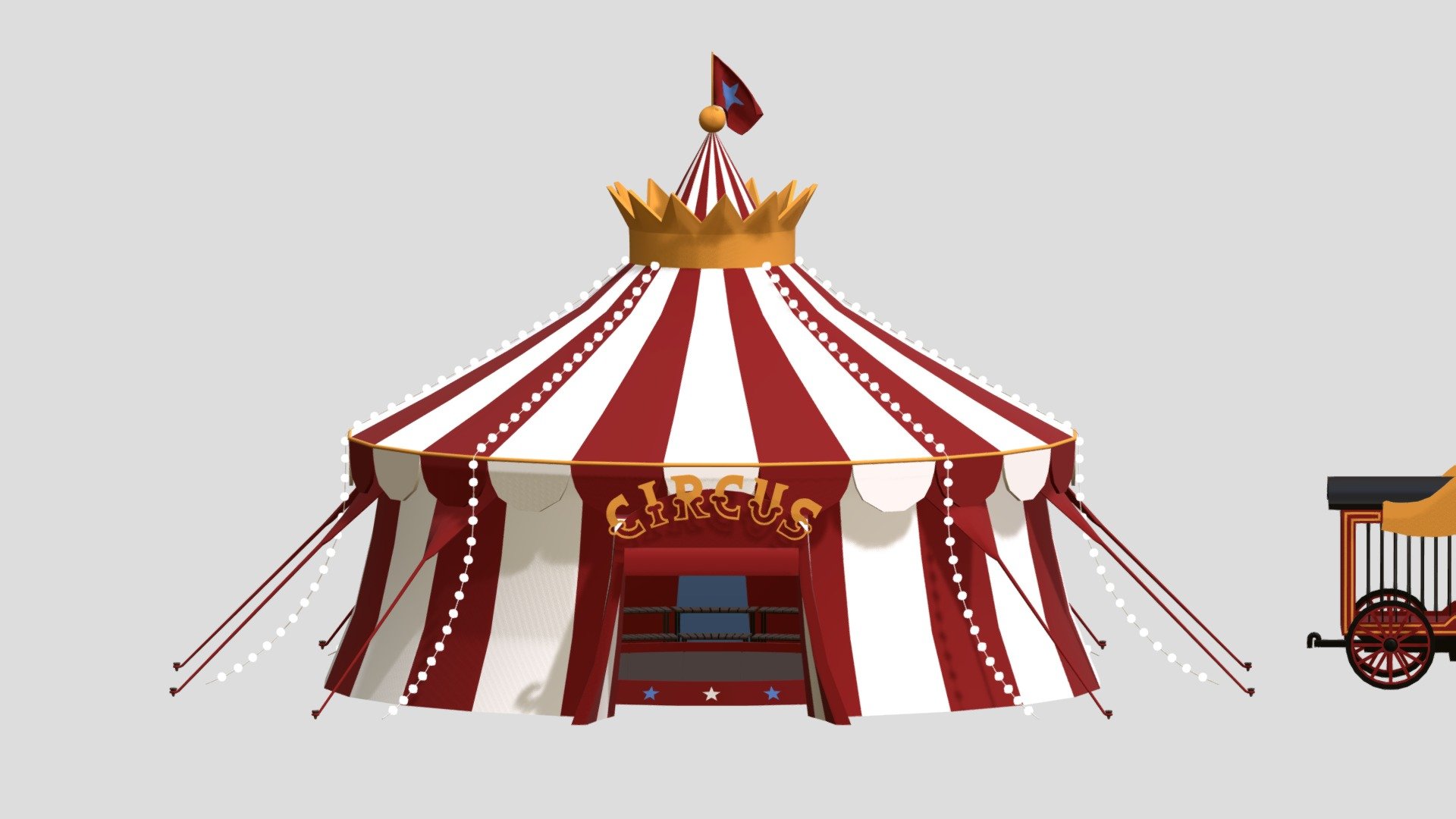 Circus - Buy Royalty Free 3D model by ApprenticeRaccoon  (@ApprenticeRaccoon) [62018fe]