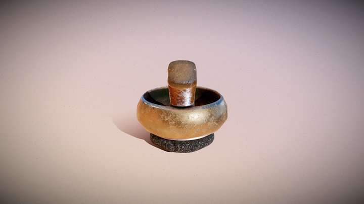 Mortar and pestle 3D Model