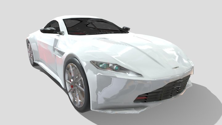 Aston Martin DB10 textured 3D Model