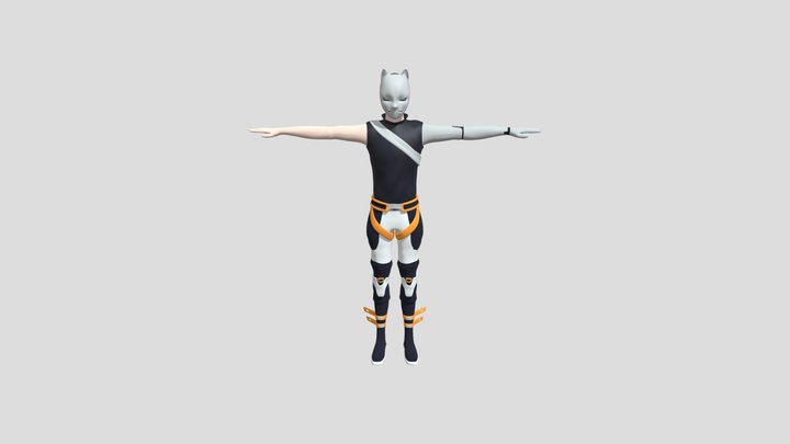 FYP - Mika Character 3D 3D Model