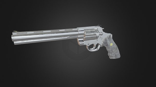Anaconda colt 44 magnum 3D Model
