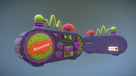 Nickelodeon Clock - AUS3D Nostalgia Challenge 3D Model