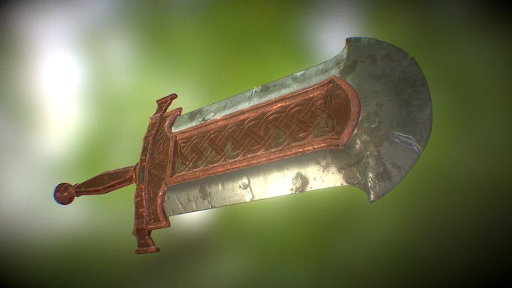 The Tarnished Blade 3D Model