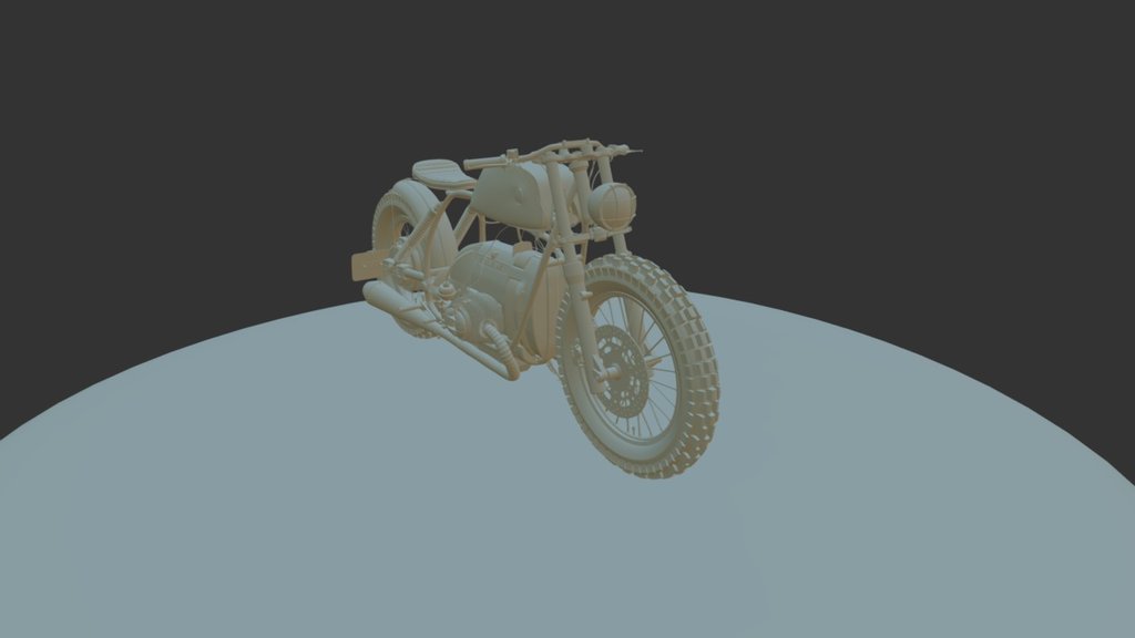 BMW R100 Concept - 3D model by Cappoochinno [6204f40] - Sketchfab