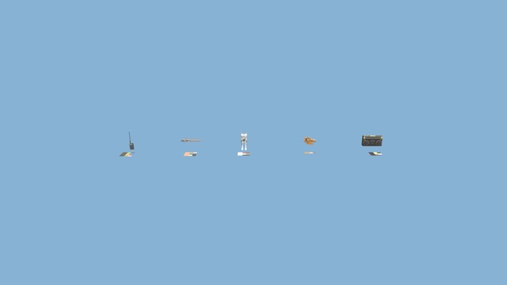 HW 5 XYZ School Paint 3D Model