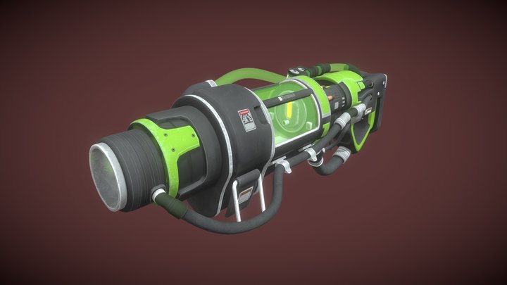 Izanagi - Sci fi Gun (Eddie Mendoza) 3D Model