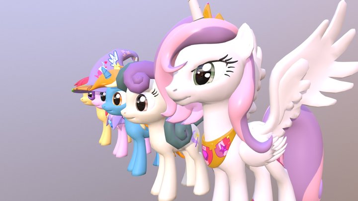 Pony friends 3D Model