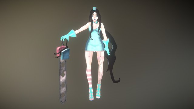 Chainsaw Nurse 3D Model