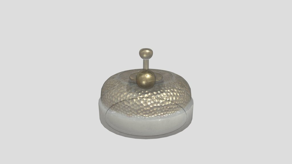 Antique Brass Light Switch Hammered