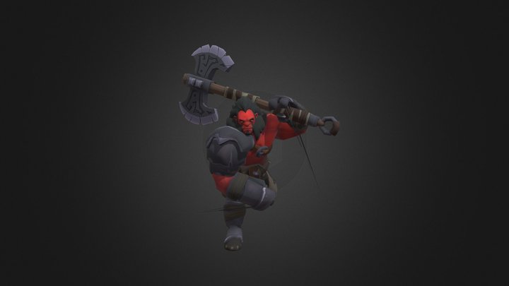 Axe Run 3D Model