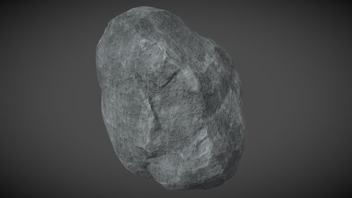Realistic boulder – Modello 3D gratuito STL