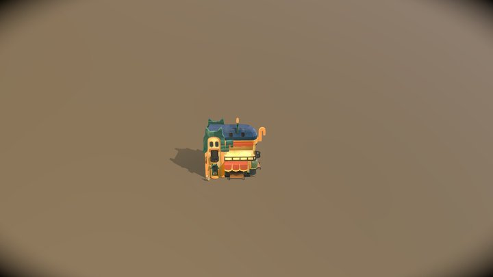 Kitty Café 3D Model