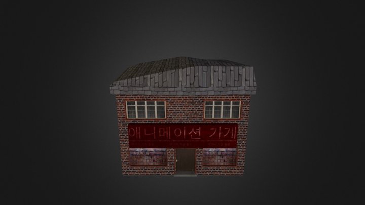 Anime Shop 3D Model