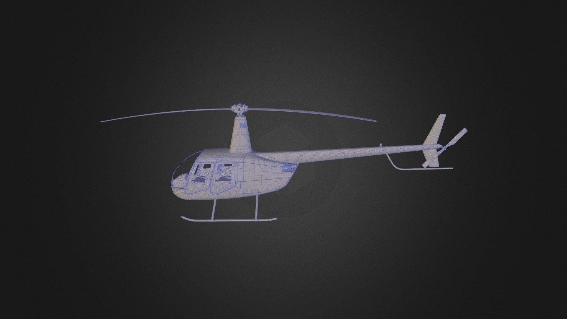 Robinson R44-update2 - 3D model by artland3d [620a2ba] - Sketchfab
