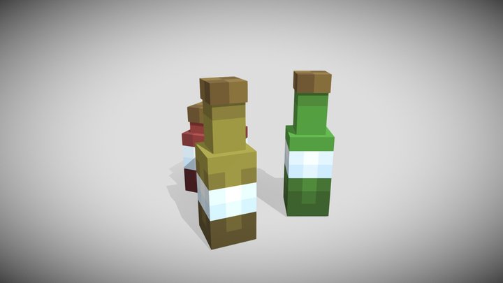 Bottles [1] - Bret's Building Utilities 3D Model